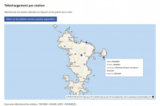 Choix des stations d'intérêt