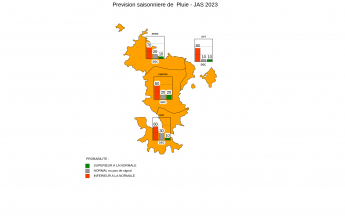Prévision Saisonnière - Mayotte - Juin 2023