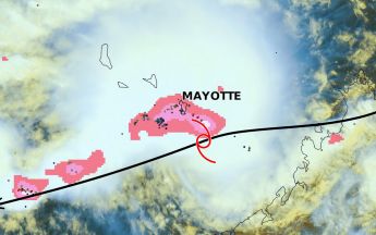 Tempête Tropicale DIKELEDI le 12 janvier 2025