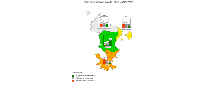 Prévision Saisonnière - Mayotte - Juillet 2023