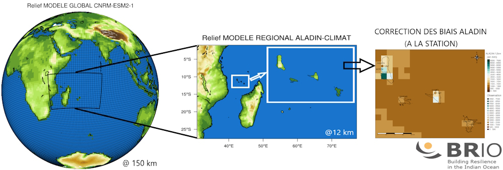 Descentes d'échelle sur Mayotte. © Météo-France