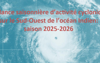 Tendance saisonnière d'activité cyclonique 2025-2026