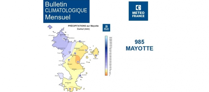 Bulletins climatiques mensuels de Mayotte Bulletins climatiques mensuels de Mayotte
