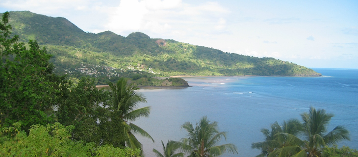 Côte nord-est de Mayotte